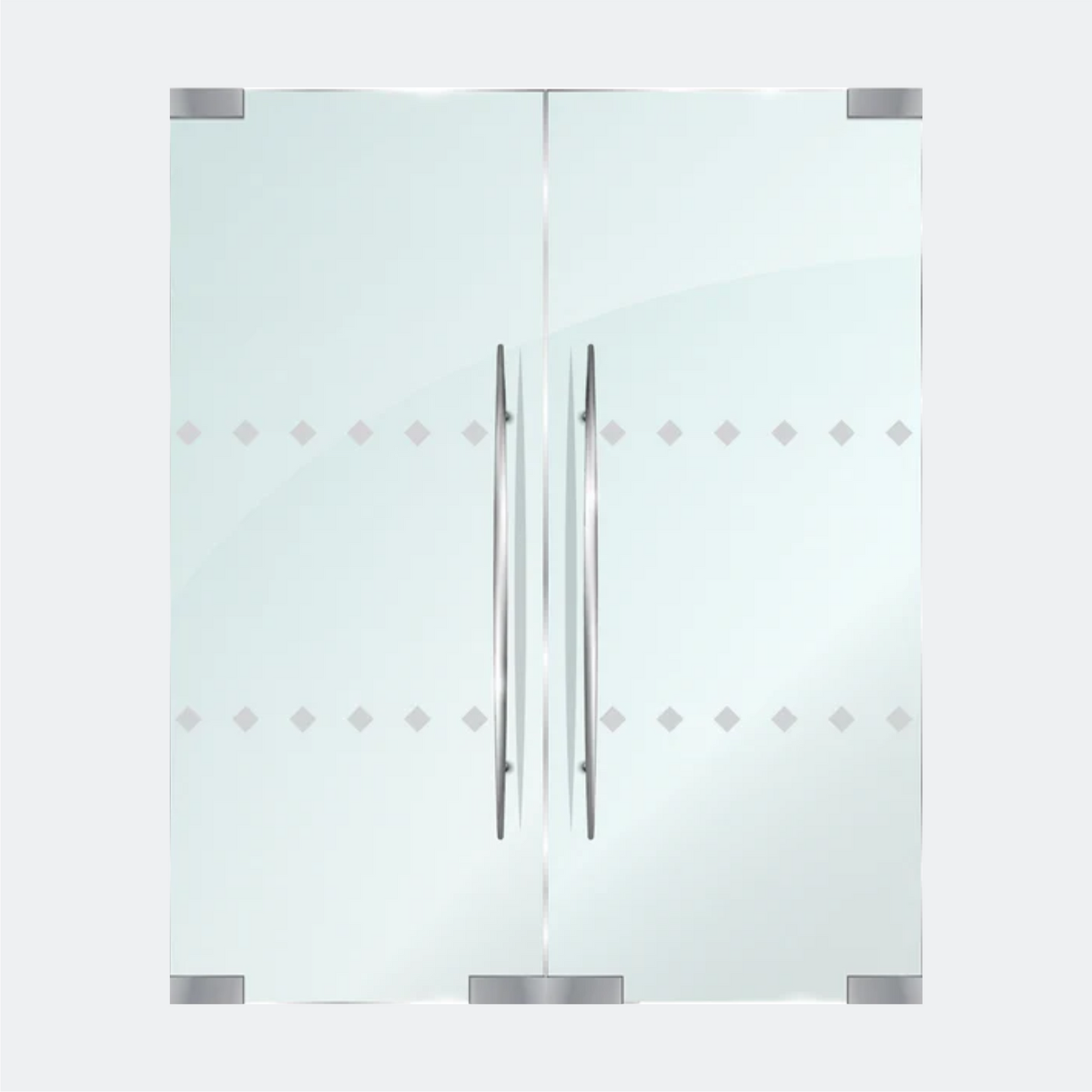 2" Diamond Distraction Markers (Frosted Film) 36" strip