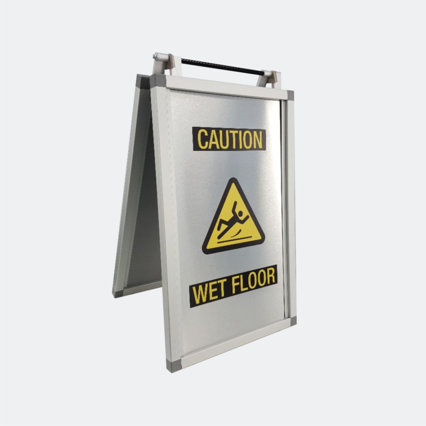 Metal Frame Wet Floor Sign